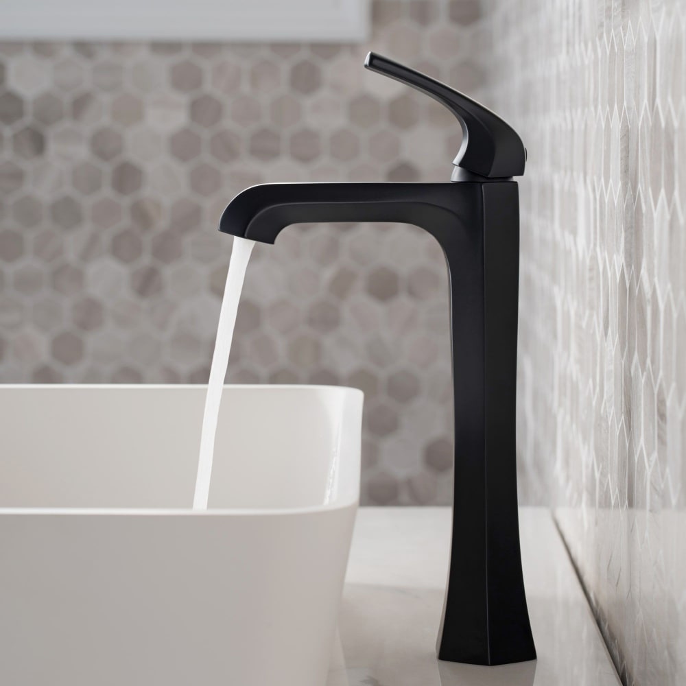 Kraus KVF1210MB Single Handle Vessel Bathroom Faucet with 1.2 GMP