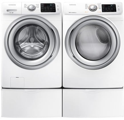 Samsung WF45N5300AW 27 Inch Front Load Washer with VRT Plus™ Technology ...