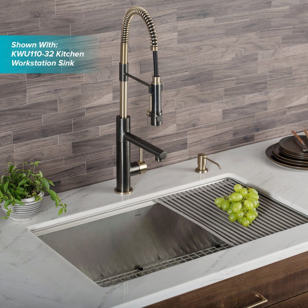 Kraus Kpf1603sbbg 2 Function Commercial Pre Rinse Kitchen Faucet