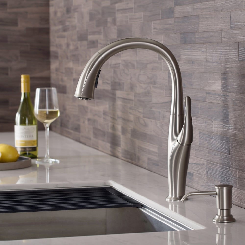 Kraus KPF1676SFS Single Handle Kitchen Faucet with 1.8 GMP Flow Rate