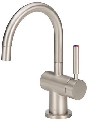 Insinkerator Fhc3300sn F Hc3300 Instant Hot Water Dispenser With Optipush Hot Side Activation Stayon Cool Side Activation Swivel Spout And Unique Dual Function Handle Satin Nickel