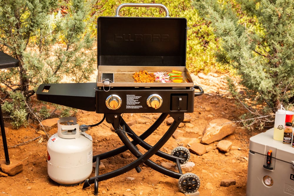 Pit Boss Sportsman Portable 2-Burner Griddle With Legs