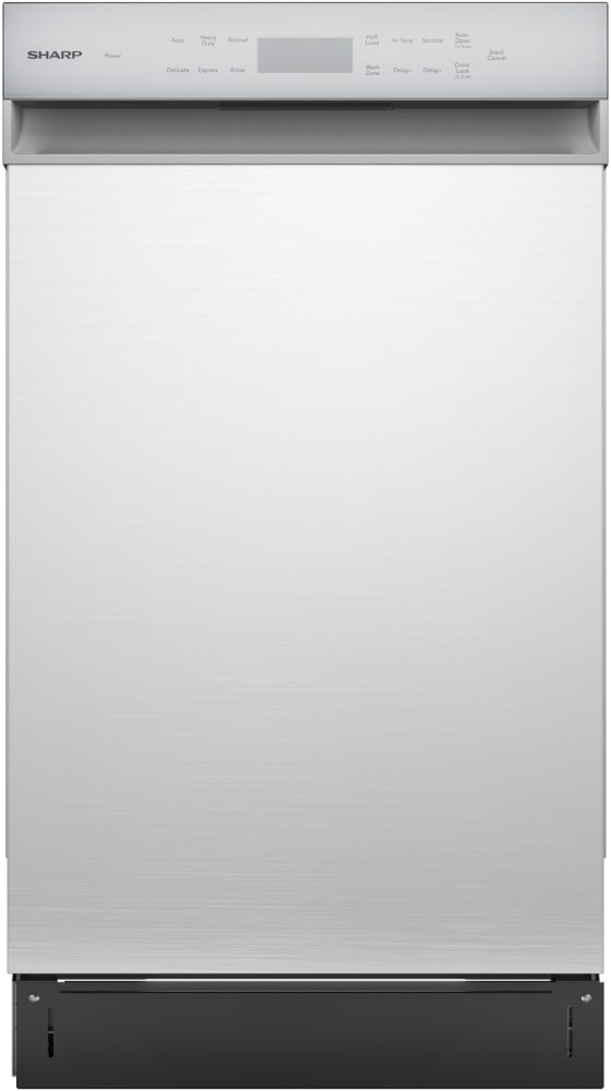 Sharp SDW4523MS 18 Inch Full Console Dishwasher with 8 Place