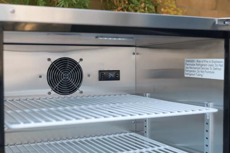 Bull 13700 24 Inch Outdoor Compact Refrigerator with 4.9 cu. ft. Capacity, Internal Digital LED