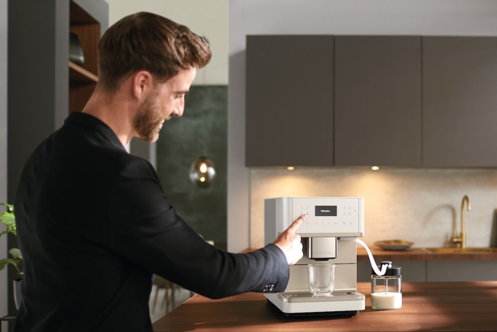 Miele CM6360LOCM MilkPerfection 10 Inch Countertop Smart Coffee