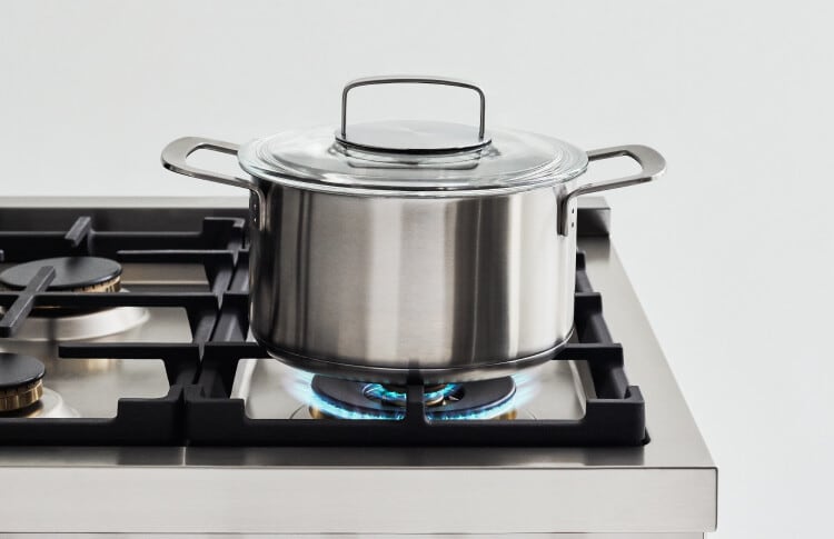 BERTAZZONI 30 Gas Range with 4 Sealed Burners - PROF304GASXTLP