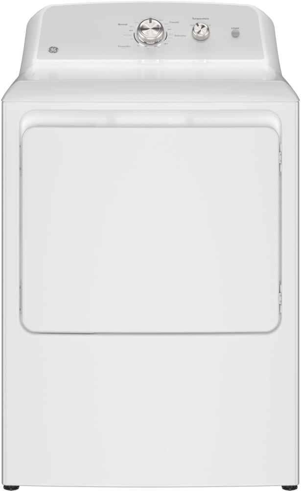 GE GTX38EASWWS 27 Inch Top Load Electric Dryer with 6.2 cu ft