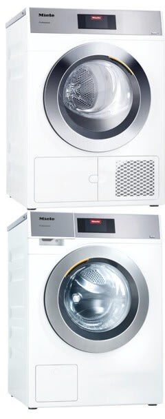 Miele MIWADREPWH9081 Stacked Front Load Washer and Electric Dryer