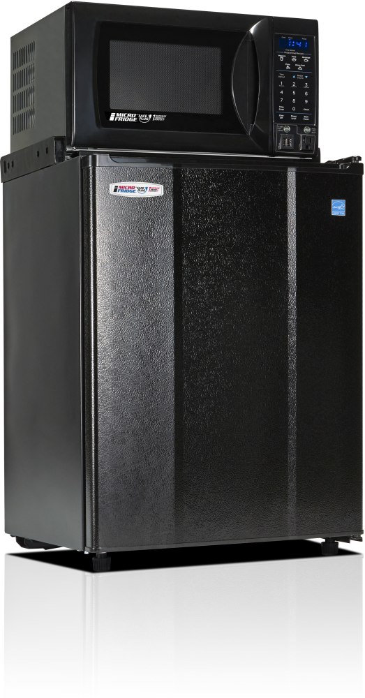 MicroFridge 25MF4A7D1 2.47 cu. ft. Compact Refrigerator with 700 Watt Microwave, 1st Defense Smoke Sensor, USB and Outlet Charging Station, Safe Plug Technology, Automatic Defrost, Dial Temperature Control and Energy Star Rated