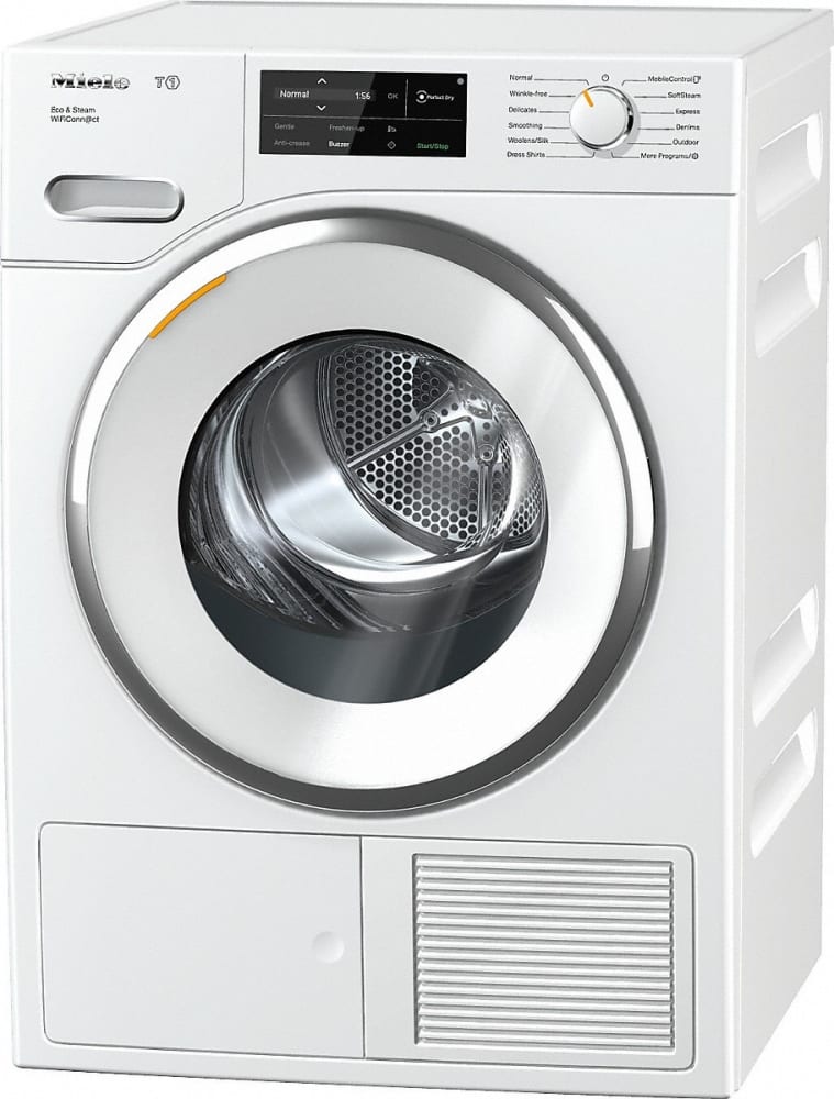 Miele MIWADREL18 Stacking Kit with Pull out Tray Washer & Dryer Set with Front Load Washer and