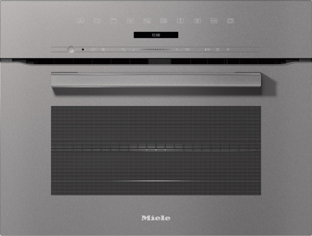 Miele H7240BMGG 24 Inch Single Speed Smart Electric Wall Oven with 1.84