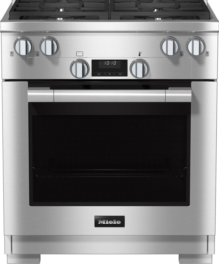 Miele HR17243LPDFCTS 30 Inch Freestanding Dual Fuel Range with 4