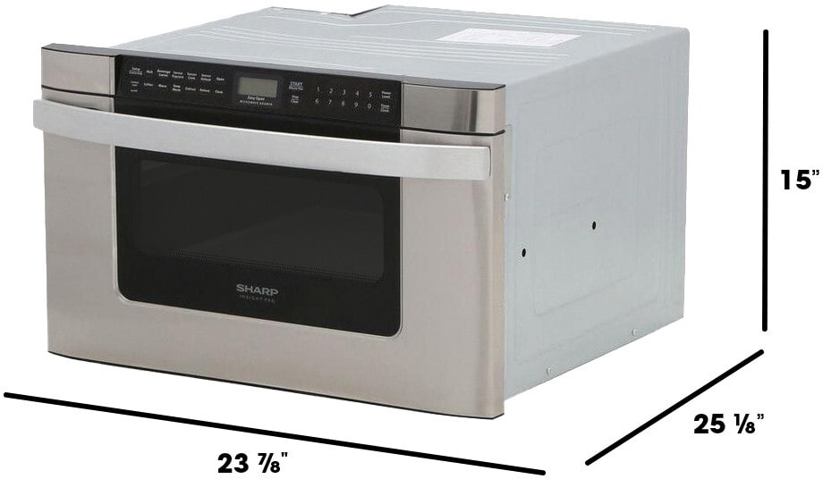 Sharp KB6524PSY 1.2 cu. ft. Microwave Drawer™ Oven with 950-Watt
