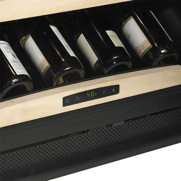 ULine 2175WCOL 24 Inch Wine Captain Cooler with MapleTrim Vinyl