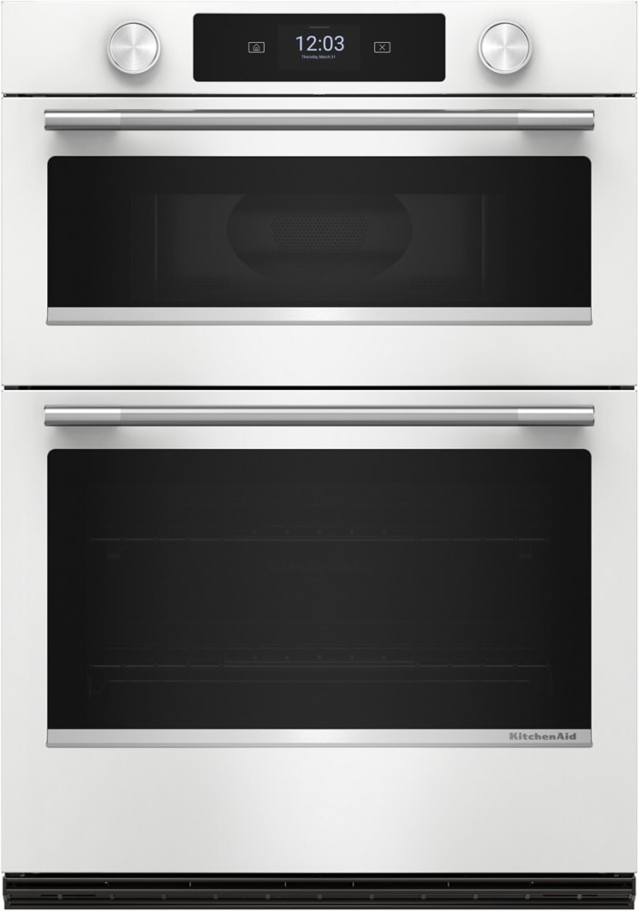 KitchenAid KOEC730SWH 30 Inch Double Combination Smart Electric
