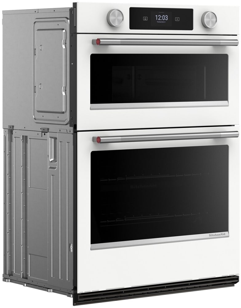 KitchenAid KOEC730SWH 30 Inch Double Combination Smart Electric