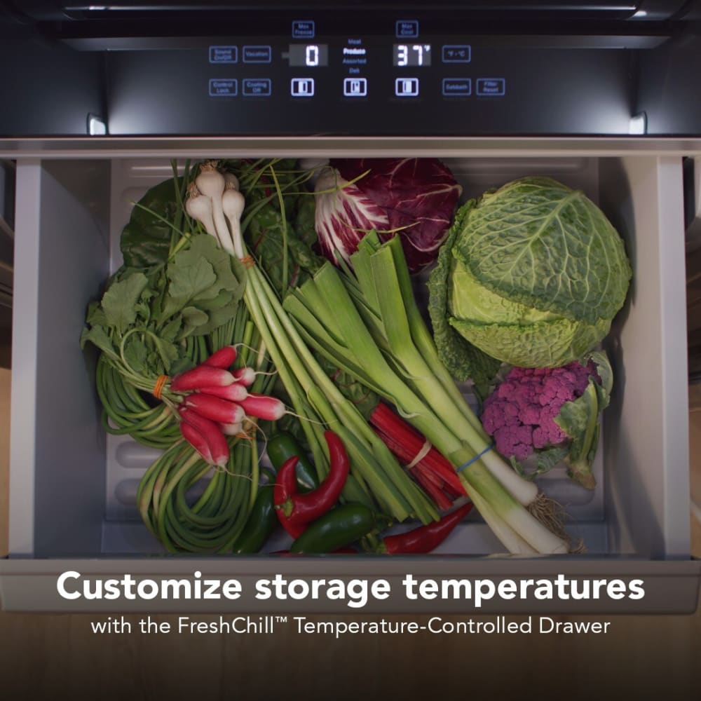 KitchenAid KBSN742SJP 42 Inch Built-In Side-by-Side Refrigerator