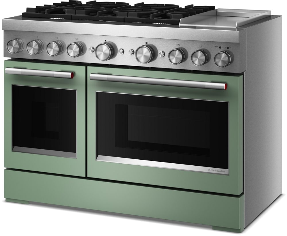 KitchenAid KFDD948SDC 48 Freestanding Dual Fuel Range with 6