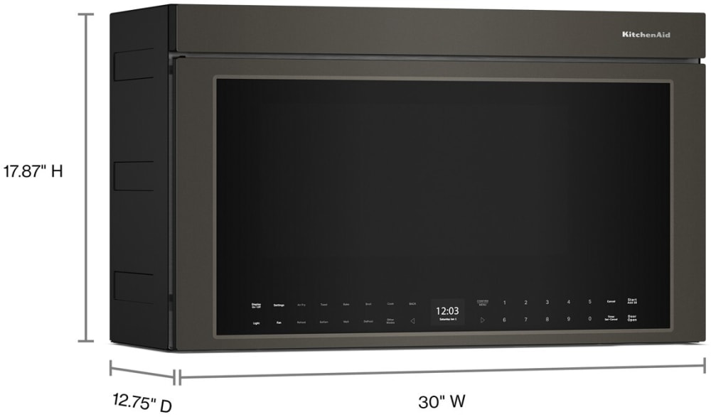 KitchenAid KMMF530PBE 30 Inch Multifunction Over-the-Range Smart