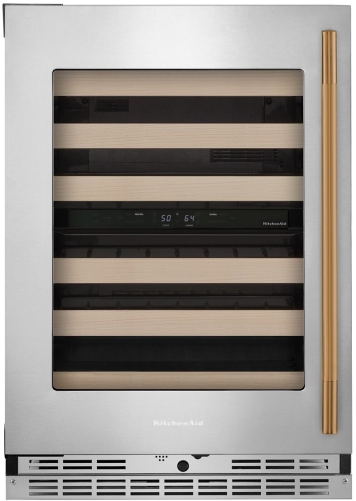 KitchenAid KUWL524SPS 24 Inch Undercounter Wine Cellar with 46