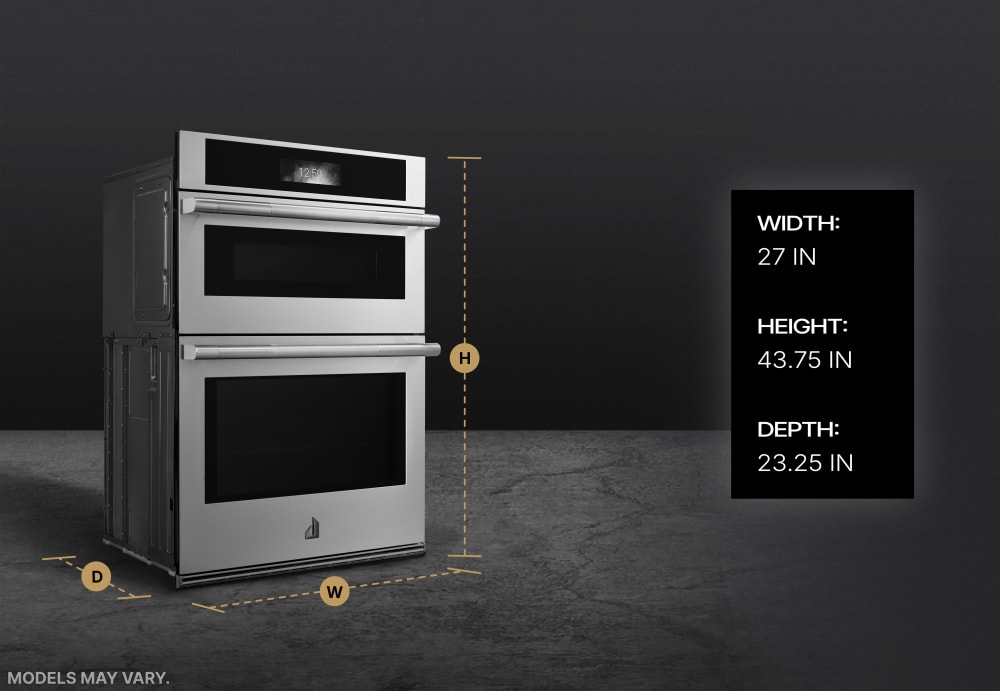 JennAir JOECC327TL 27 Inch Built-In Microwave Combo Smart Wall