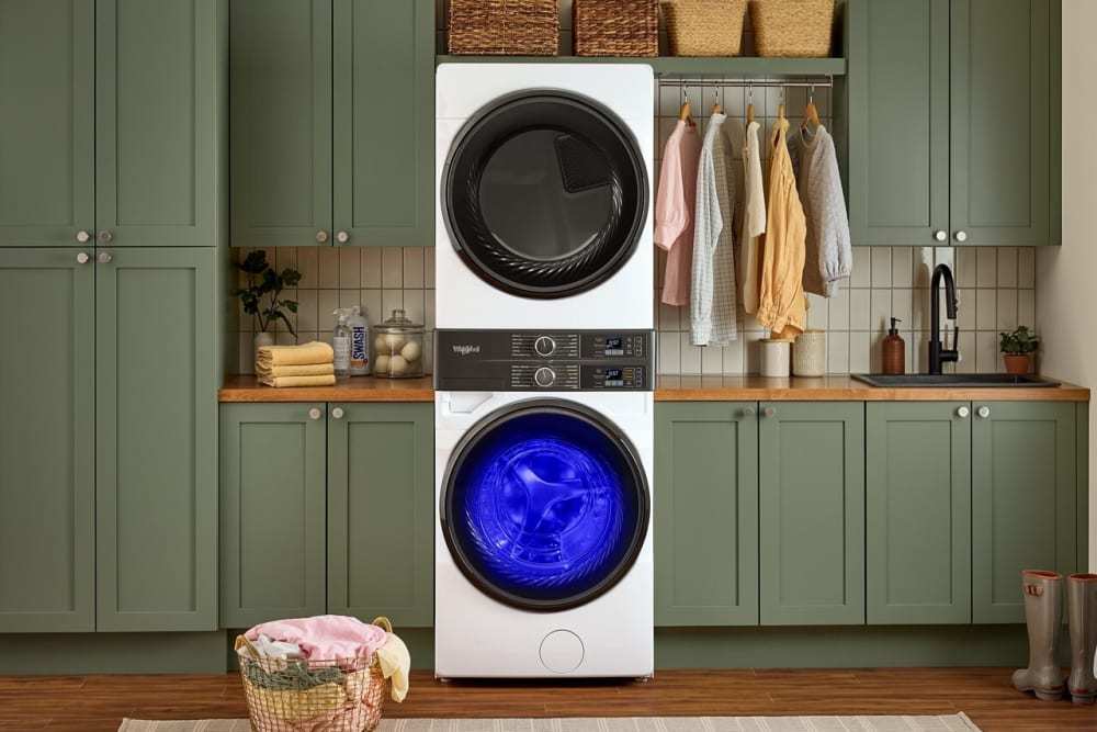 Whirlpool WGF5727TW 27 Inch Laundry Tower with 4.5 Cu. Ft. Washer