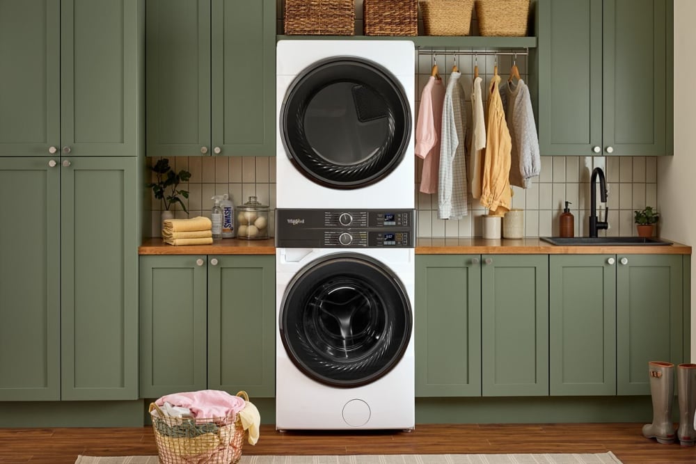 Whirlpool WGF5727TW 27 Inch Laundry Tower with 4.5 Cu. Ft. Washer