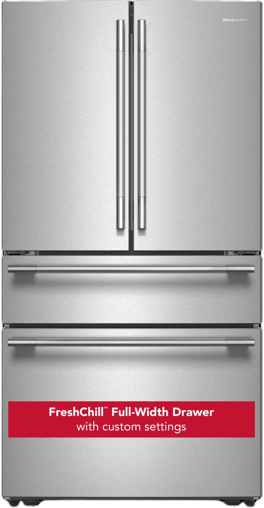KitchenAid KRMF336SPS 36 Inch Freestanding 4-Door French Door