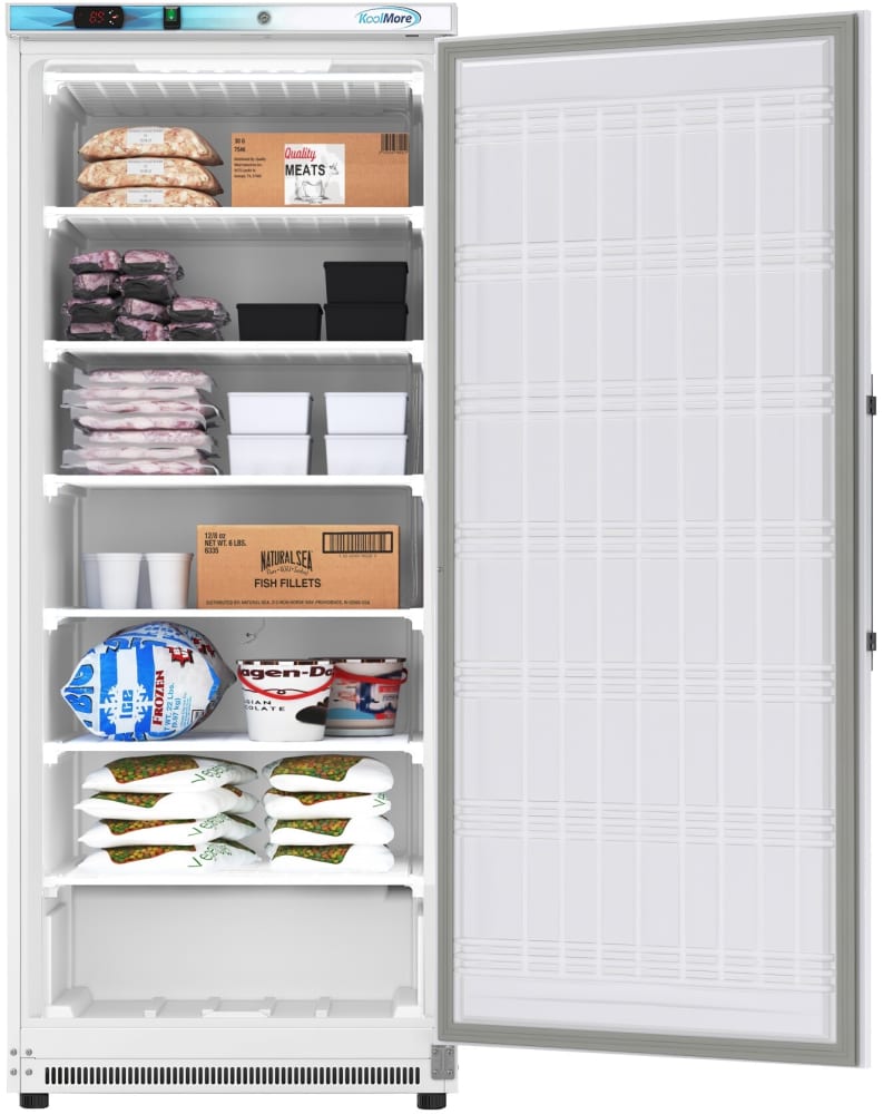 Koolmore KMFMD20WH Commercial 30 Inch Freestanding Upright Freezer
