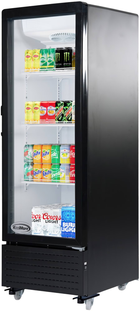 Koolmore KMMDR1GD8C 21 Inch Commercial Display Refrigerator with 8