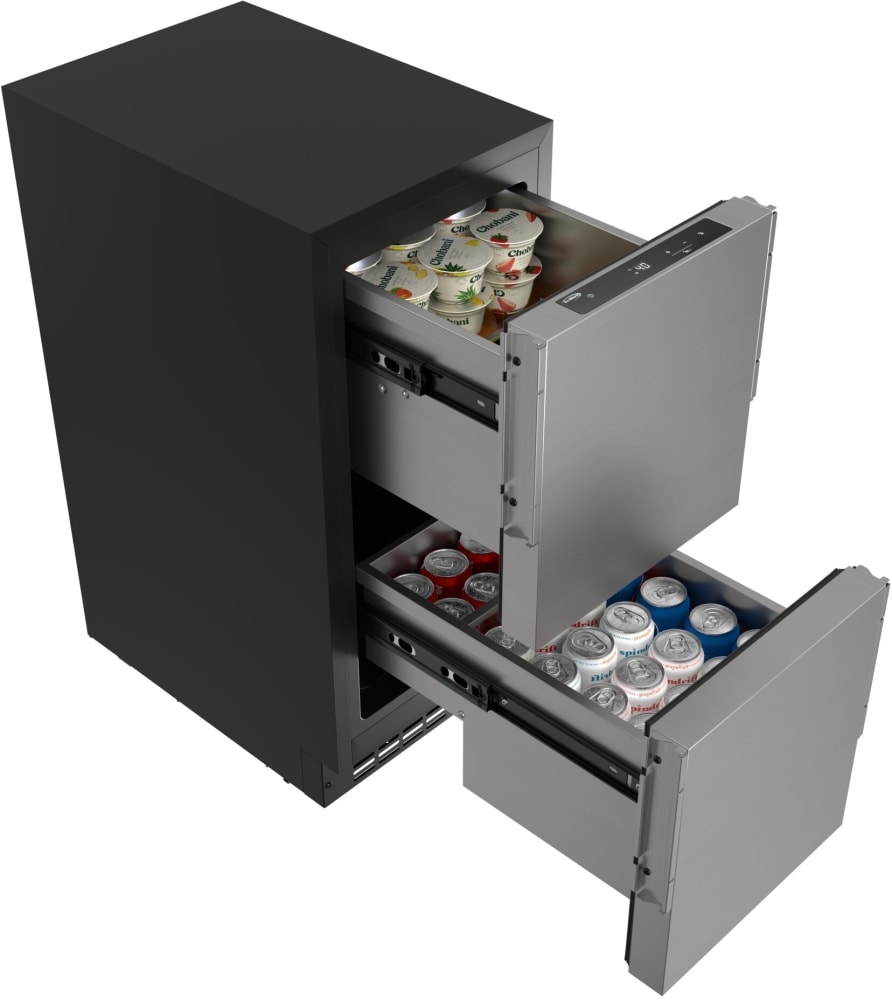 KDRE　２台 Koolmore KMBIR2D15PR 15 Inch Panel-Ready Undercounter Double