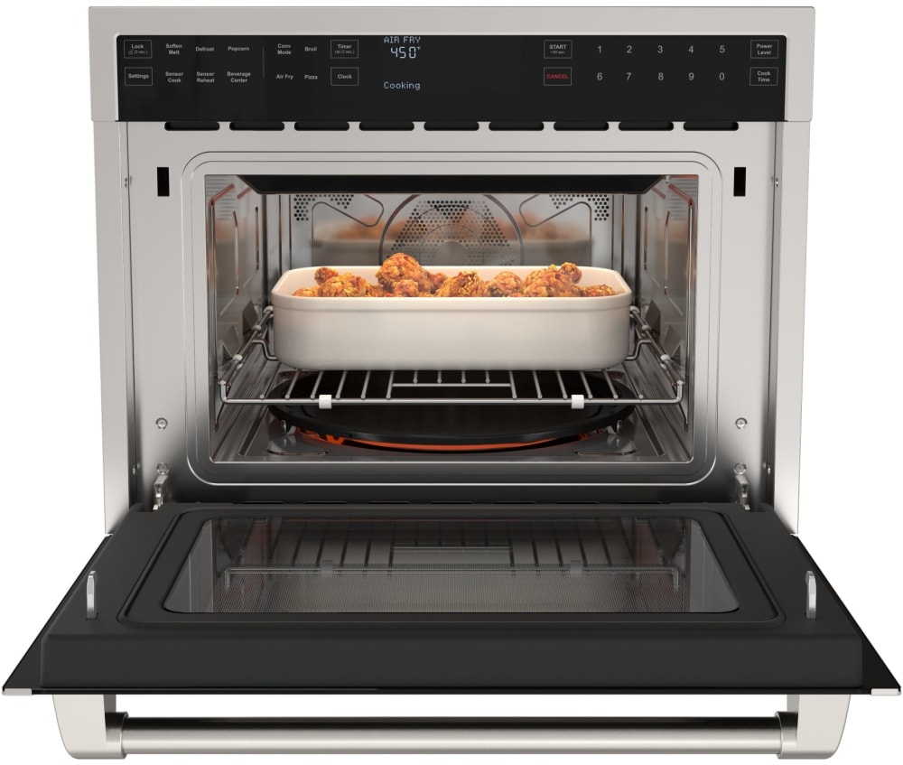 Reserve 24 in. Built-in Microwave Convection Oven with Air Fry, image size:1000x847