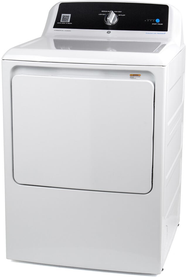GE VTD52EASRWB 27 Inch Commercial Electric Dryer with 7.4 cu ft