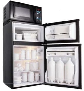 MicroFridge 29MF7TPB 2.9 cu. ft. Compact Top-Freezer Refrigerator with