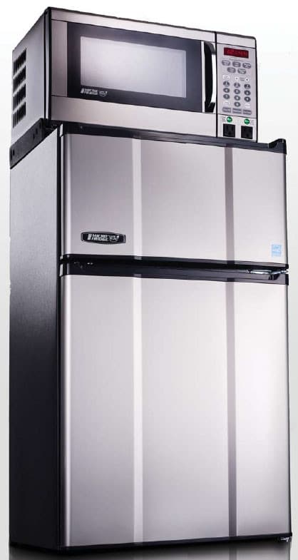 MicroFridge 29MF7TPS 2.9 cu. ft. Compact Top-Freezer Refrigerator with