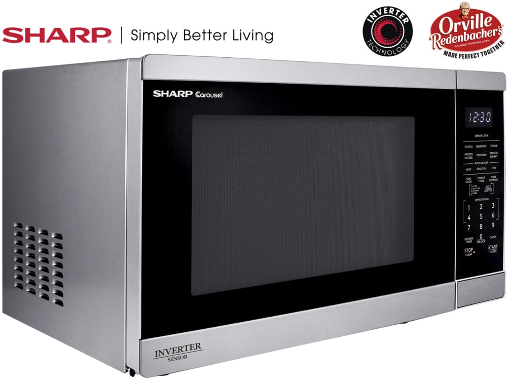 Sharp SMC1464KS 1.4 cu. ft. Countertop Microwave Oven with