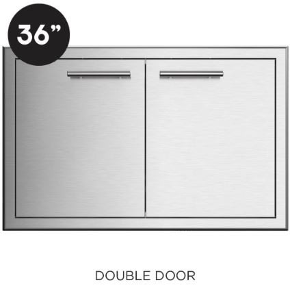 Docoo XO XOG36DD 36 Inch Pro-Grade Luxury Double Door with 304 Stainless