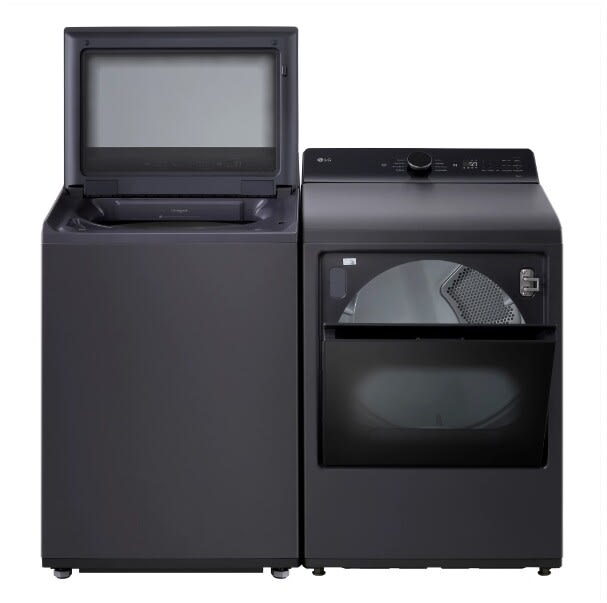 Lg top load washer & dryer set lgwadrev300 top
