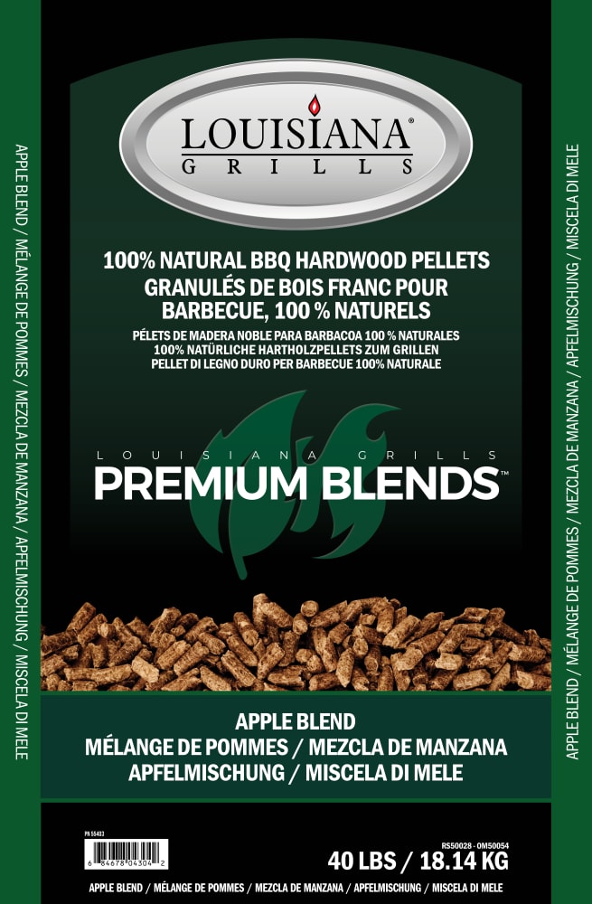 Louisiana Grills 55403 40 Lb. Apple Blend Hardwood Pellets