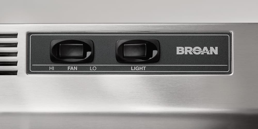 Broan BUEZ130SS 30 Inch Under Non Ducted Hood with 2Speed