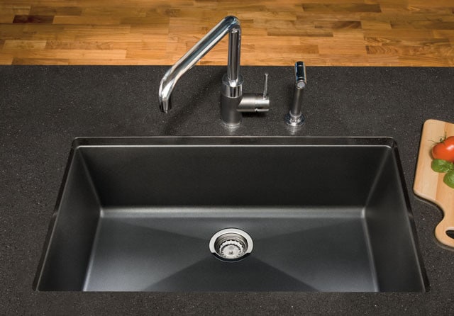 blanco anthracite undermount kitchen sink