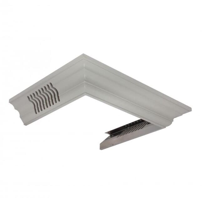 ZLINE CM6VKBUU Vented Crown Molding Profile 6 for Wall Mount Range Hood