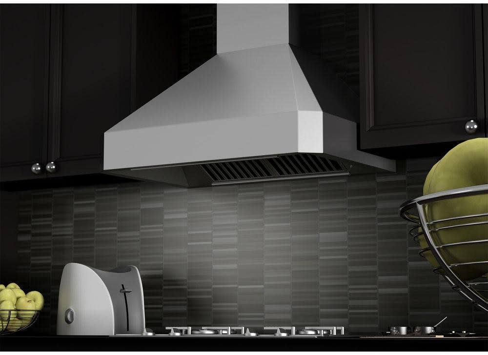 ZLINE 45548 48 Inch Wall Mount Range Hood with 1200 CFM Airflow, 430