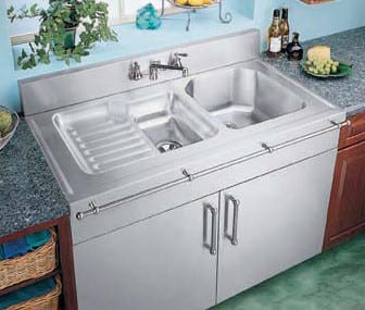 Elkay 4826EGDWBR3 48 Inch Flushmount Double Bowl Stainless ...