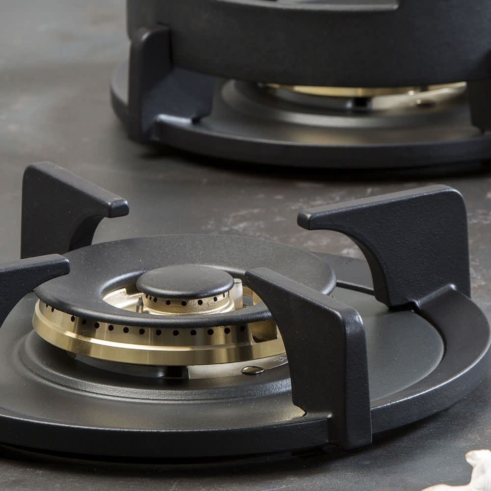 PITT Cooking Systems CAPITAL 24 Inch Gas Cooktop with 3 Brass Burners