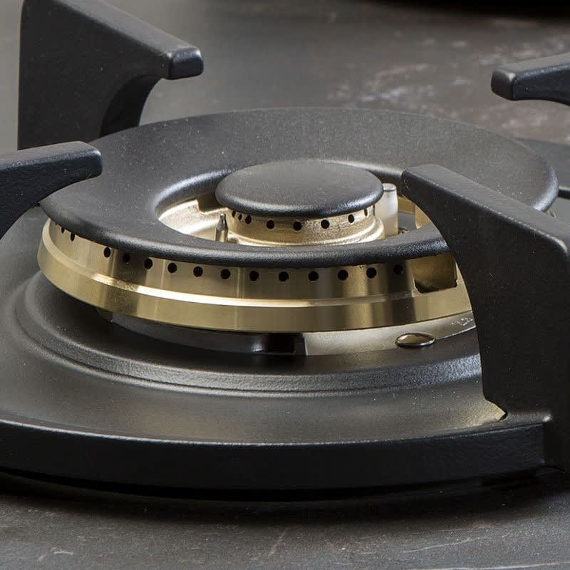 PITT Cooking Systems BELY 24 Inch Gas Cooktop with 2 Brass Burners