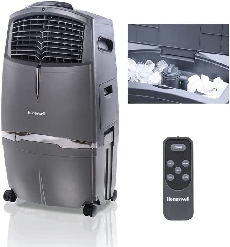 Honeywell CL30XC 34 Inch Indoor Portable Evaporative Air Cooler with 4