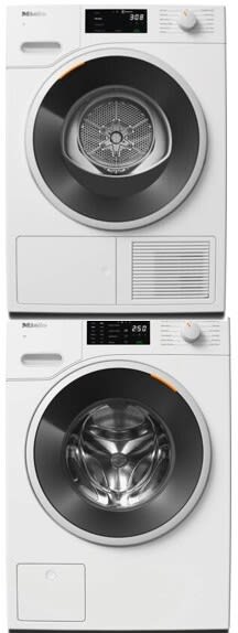 Miele MIWADRECS1601 Stacked Front Load Washer and Electric Dryer