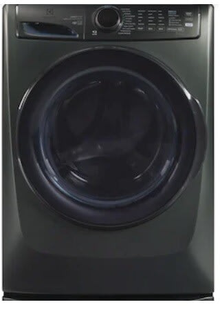Electrolux ELFW7738AA 27 Inch Front Load Washer with 4.5 cu ft Capacity LuxCare Plus Wash Perfect Steam SmartBoost 1300 RPM Stain Soak Option Adaptive Dispenser and Energy Star Certified