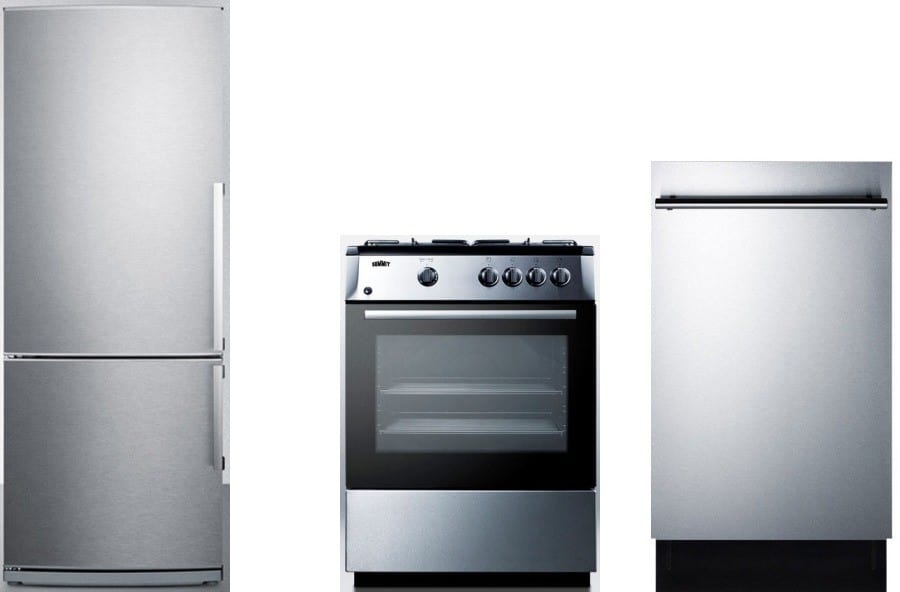 Summit SUM3SSB2 Summit 2 Piece Kitchen Appliances Package ...